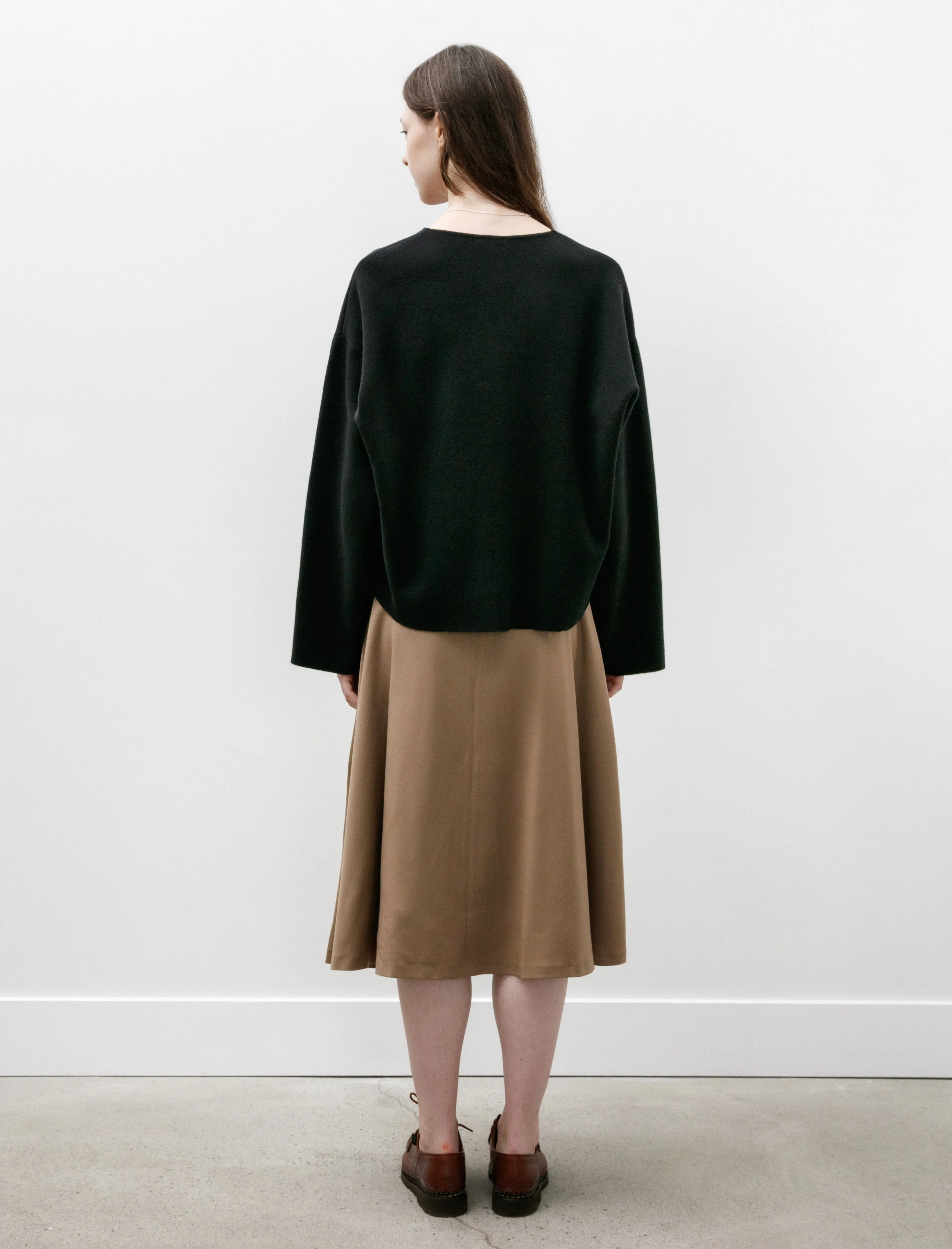 A Line Skirt Light Camel