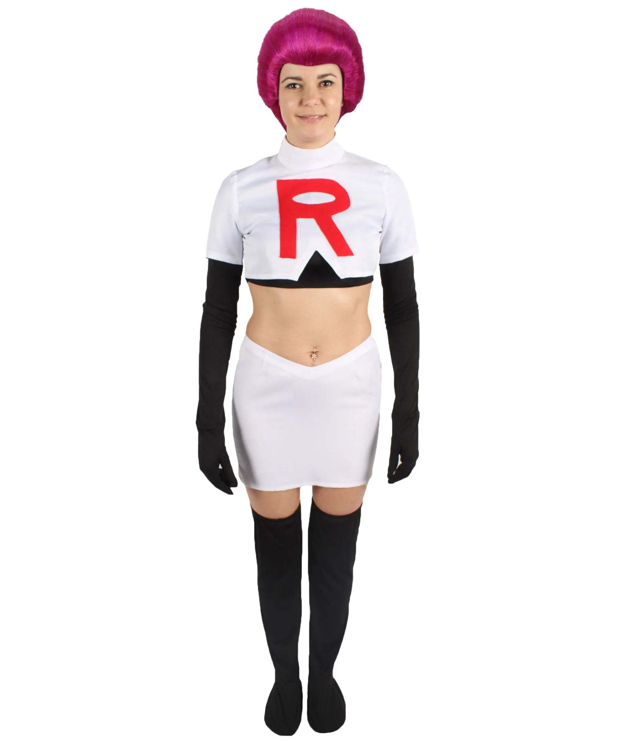 Adult Women's Multiple Color Fictional Character Costume Bundle for Monster Anime | Halloween Cosplay Outfit | Anime-Inspired Design | Flame-Retardant Synthetic Fabric | Matching Accessories