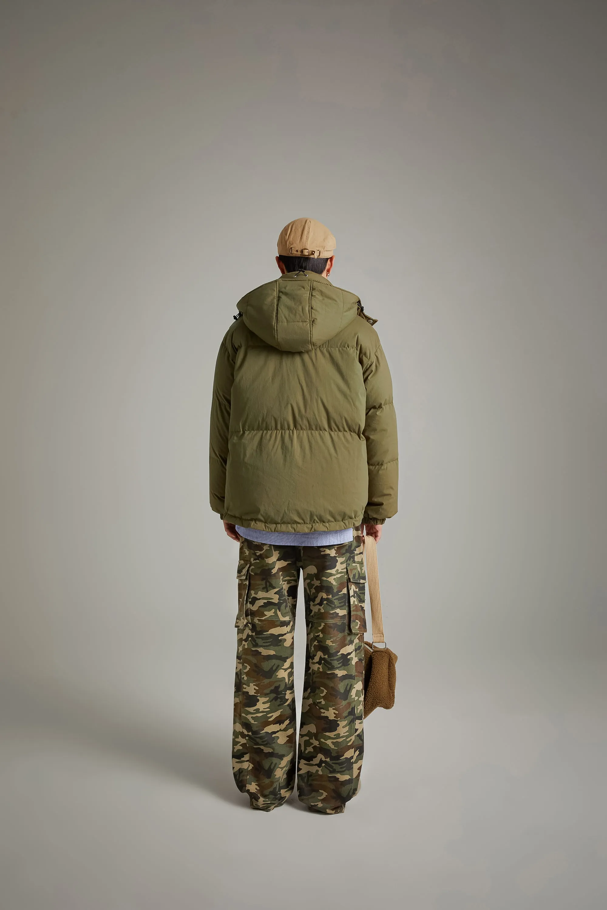 Camouflage Cargo Wide Pants