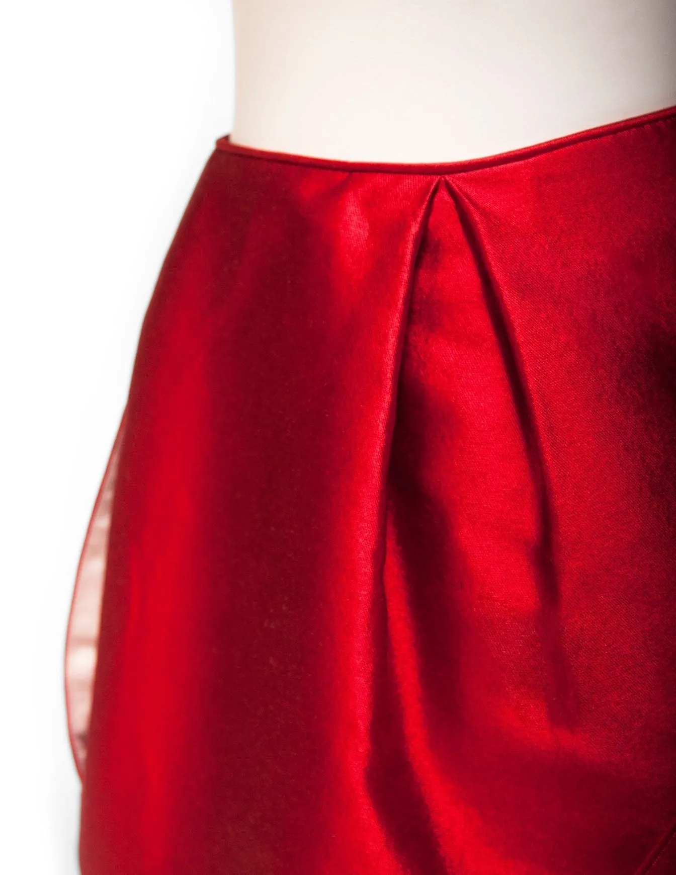 Classic A-line Cocktail Skirt with Pockets — The Diana II