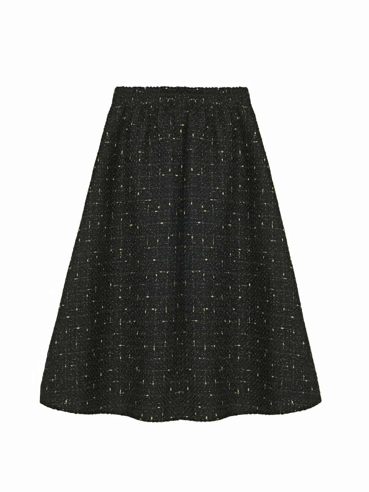 Classic Woolen Texture A-line Skirt