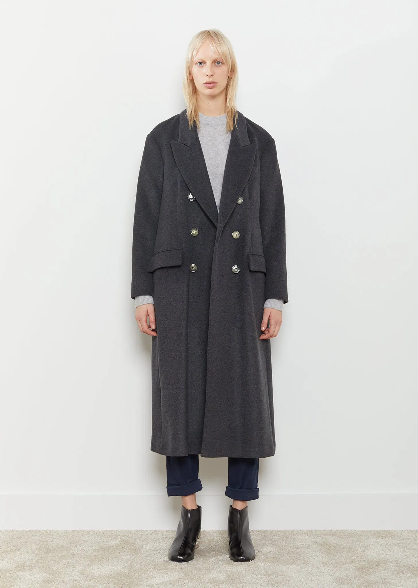 Dajo Double Breasted Wool Coat