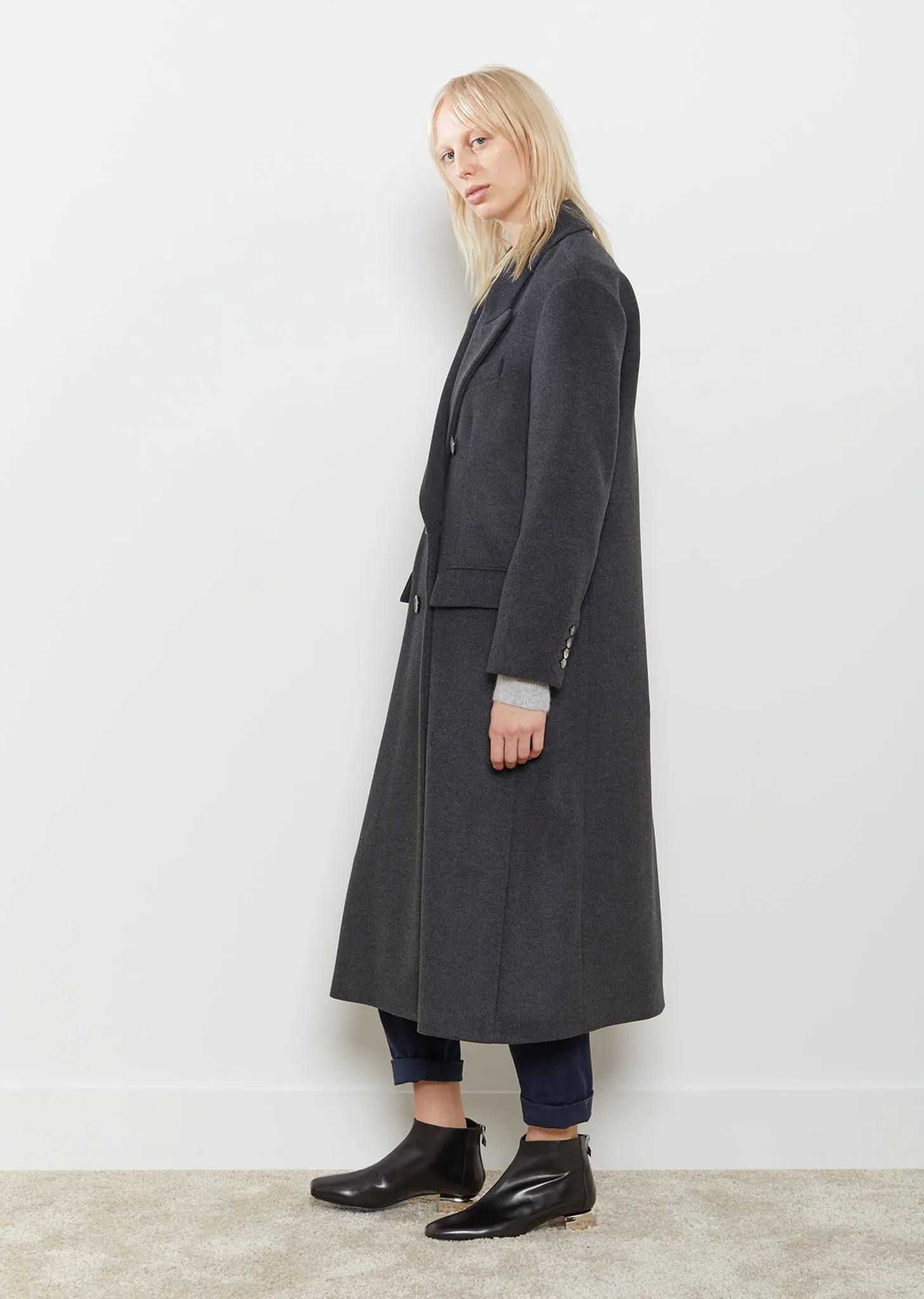 Dajo Double Breasted Wool Coat