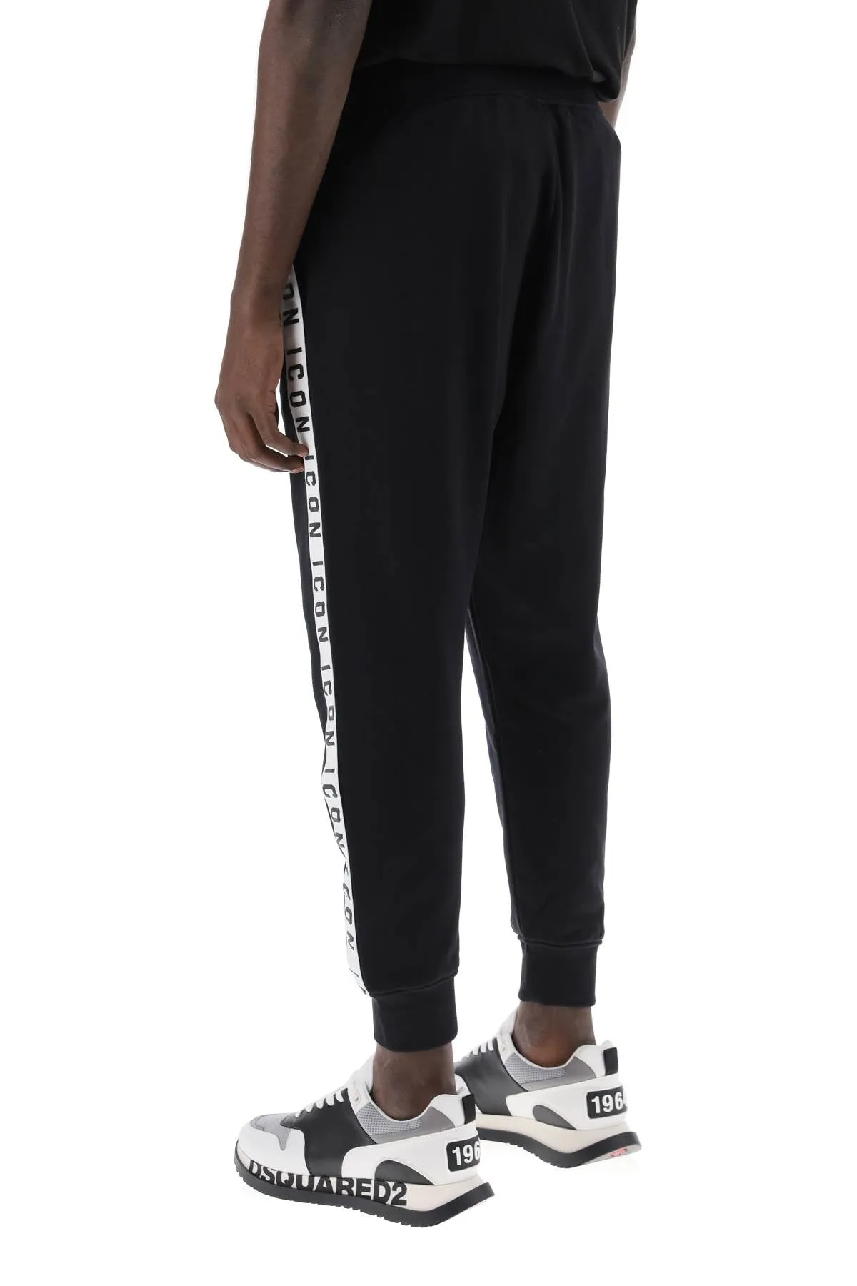 dan joggers with icon bands