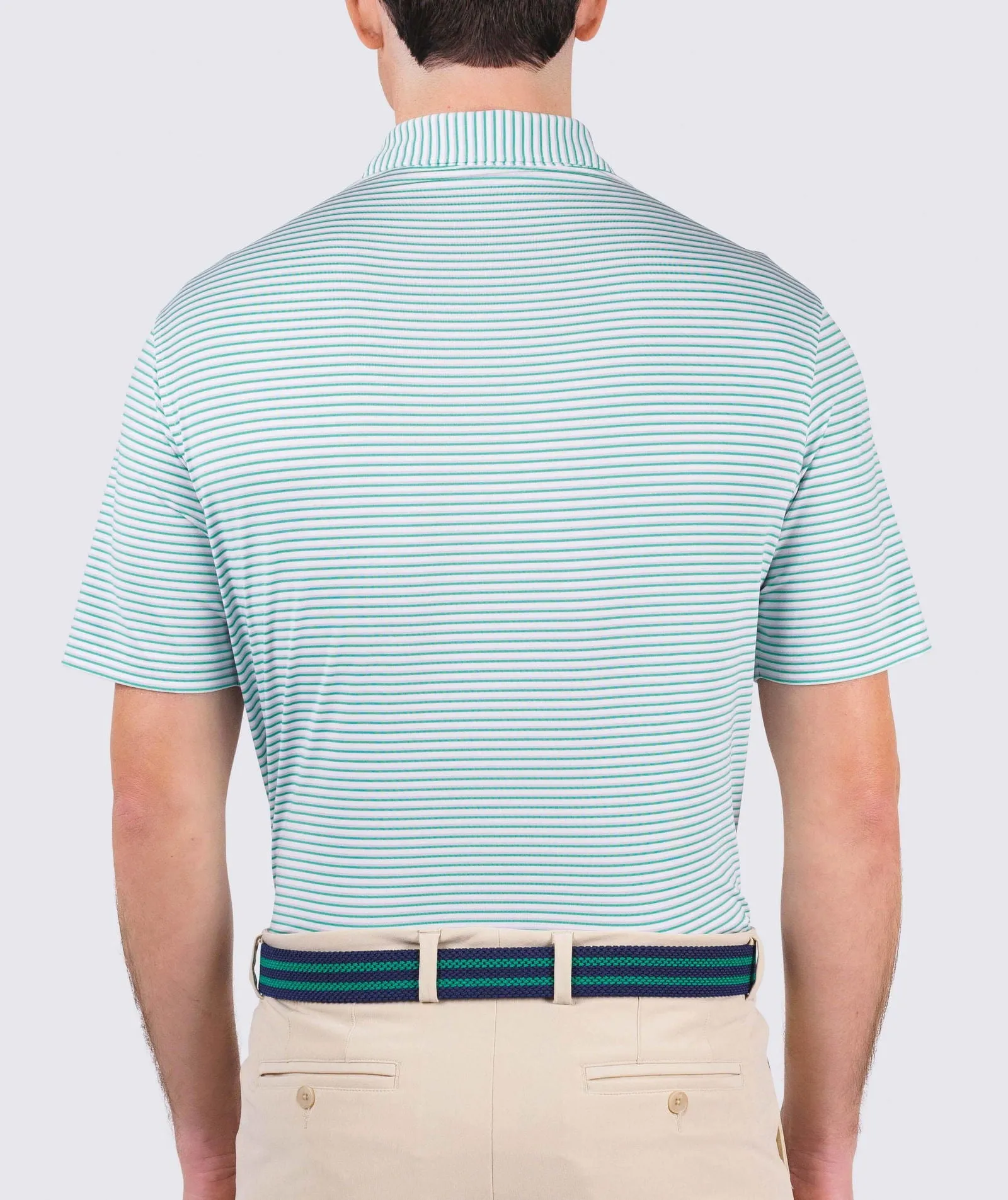 Dean Stripe Performance Polo