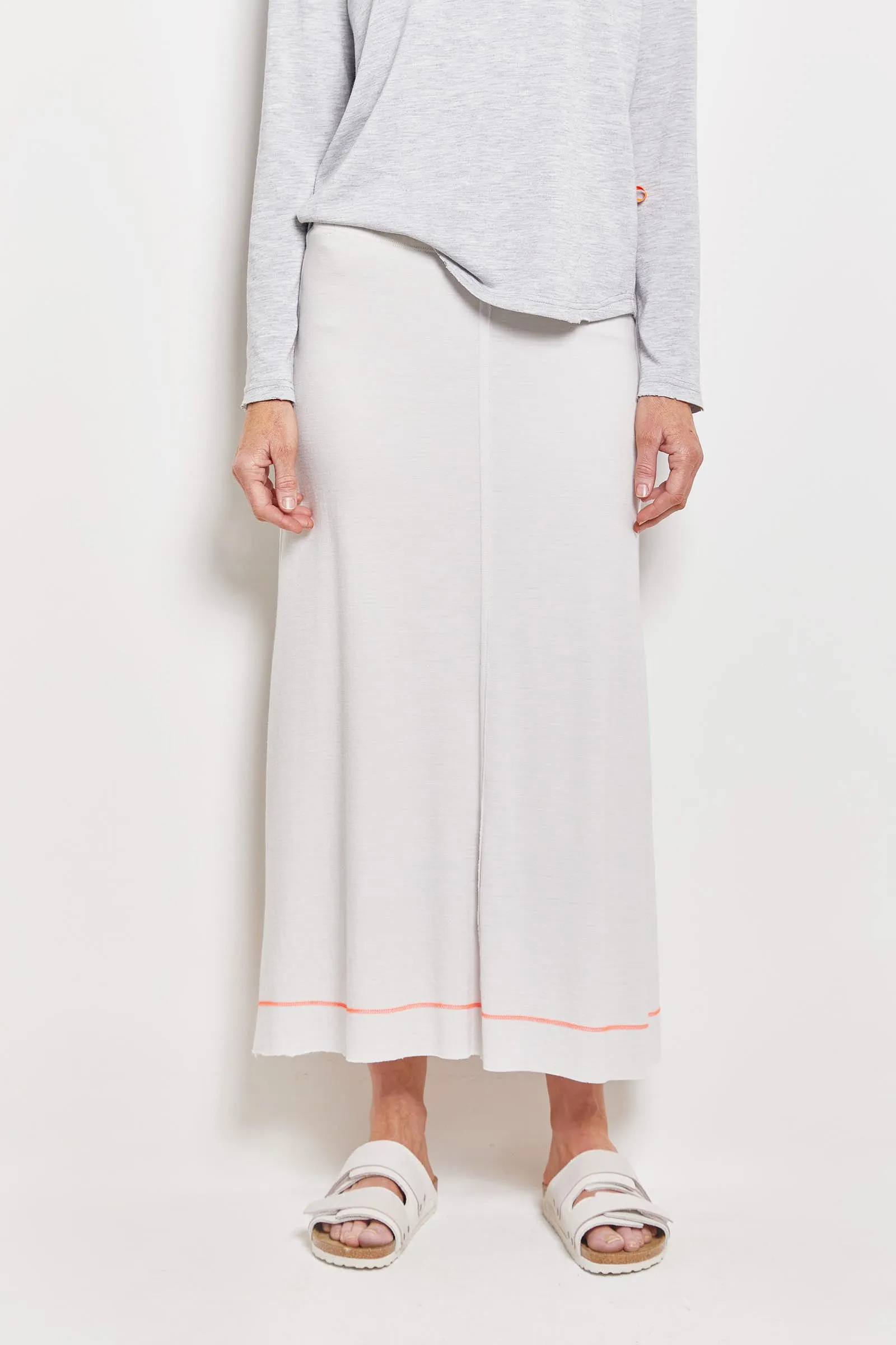 dew oyster wool skirt