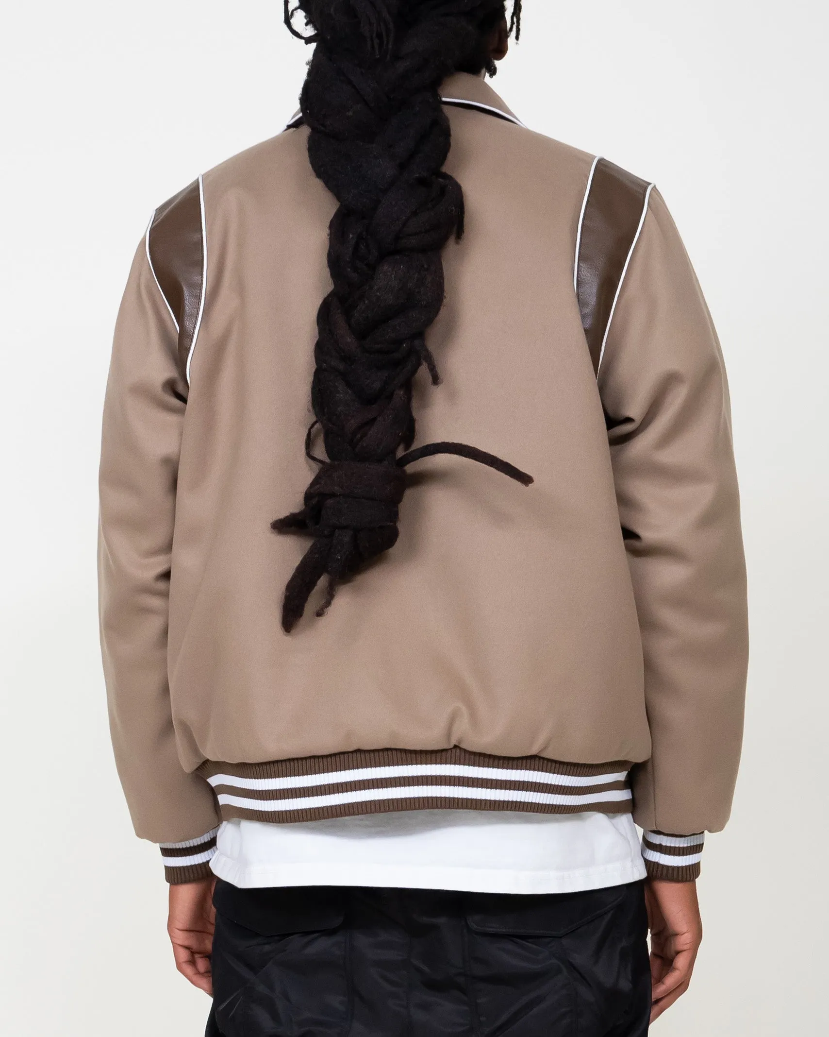 EPTM 23 VARSITY JACKET-MOCHA