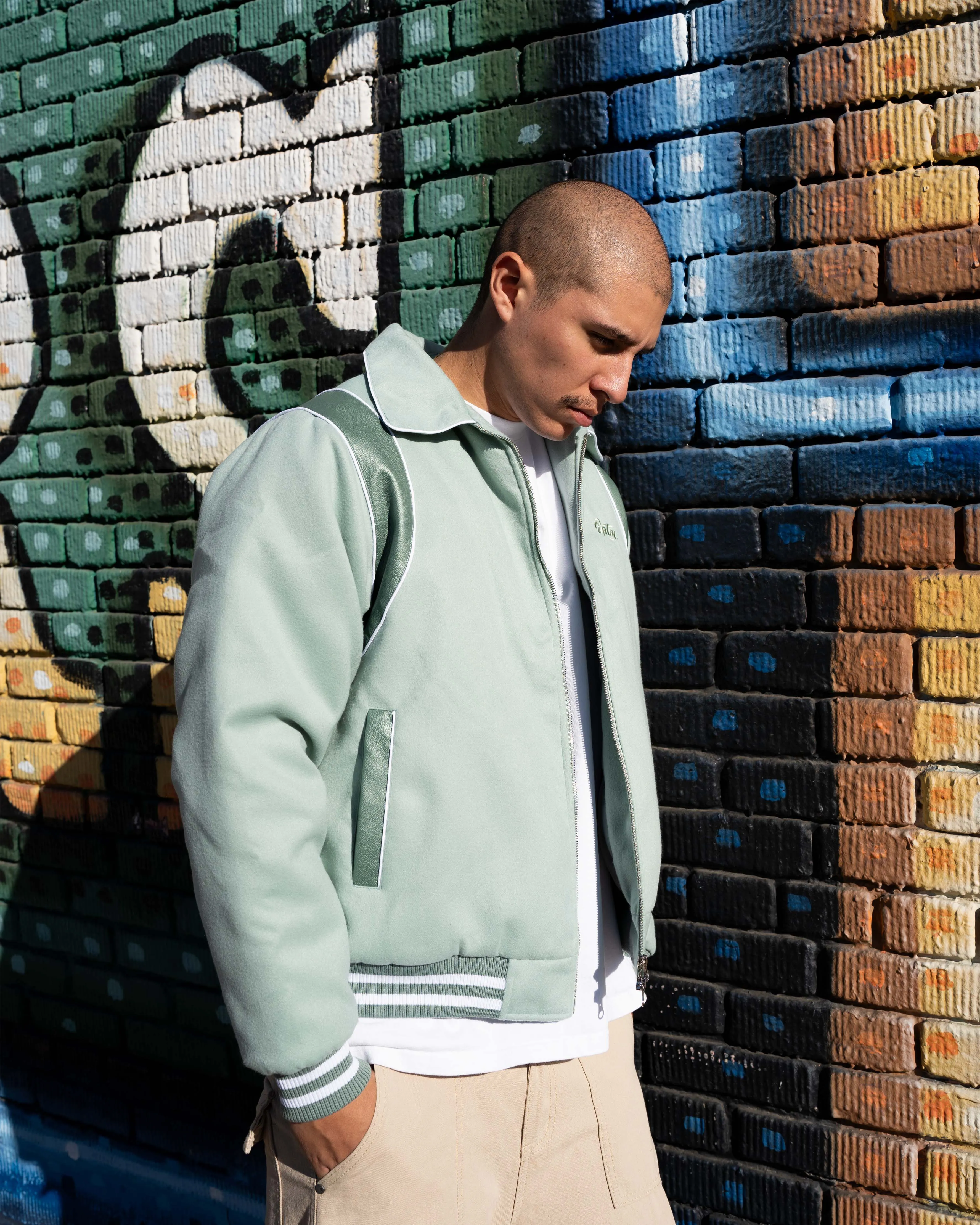 EPTM 23 VARSITY JACKET-SAGE