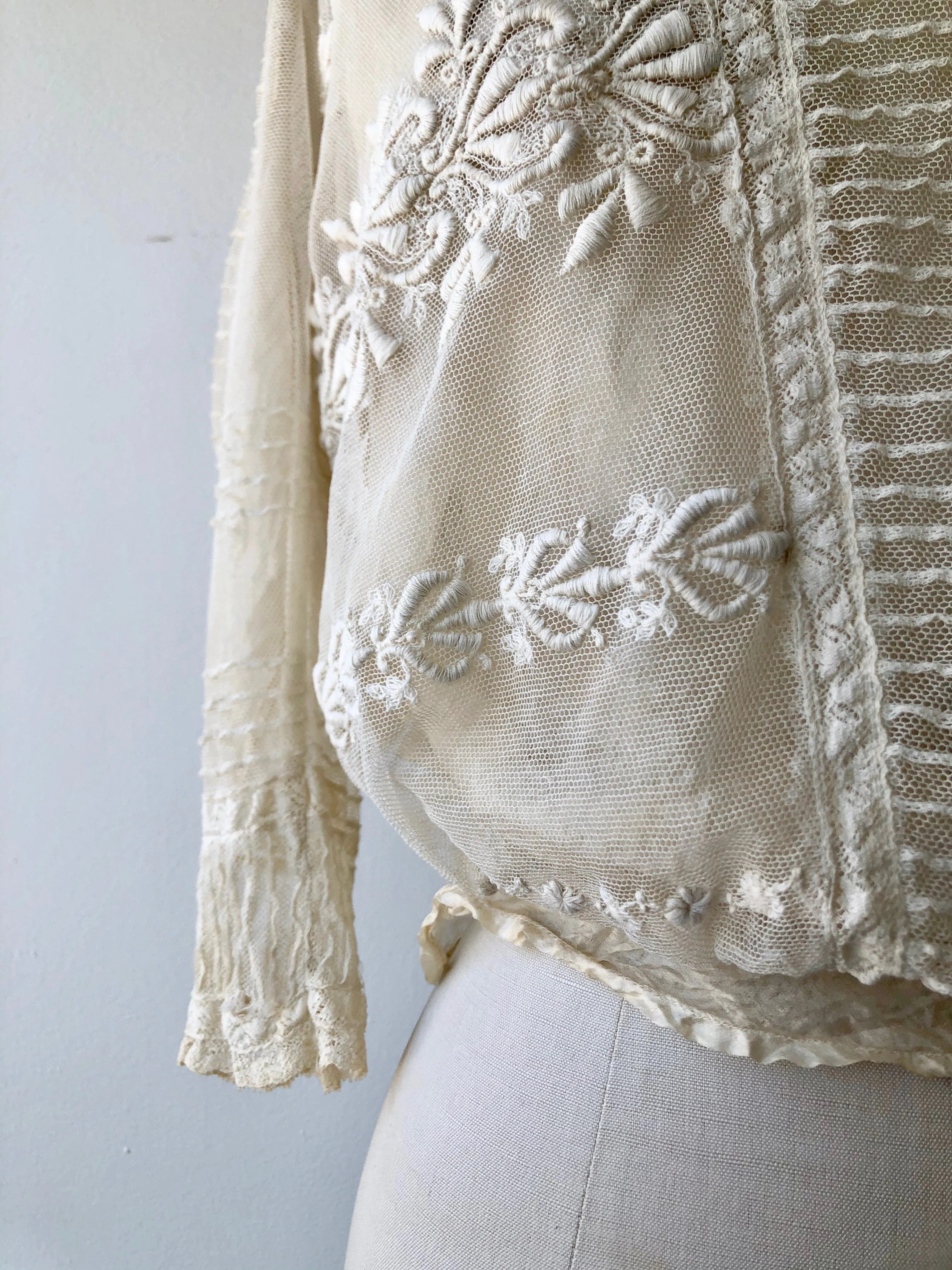 Evangeline Antique Edwardian Shirtwaist