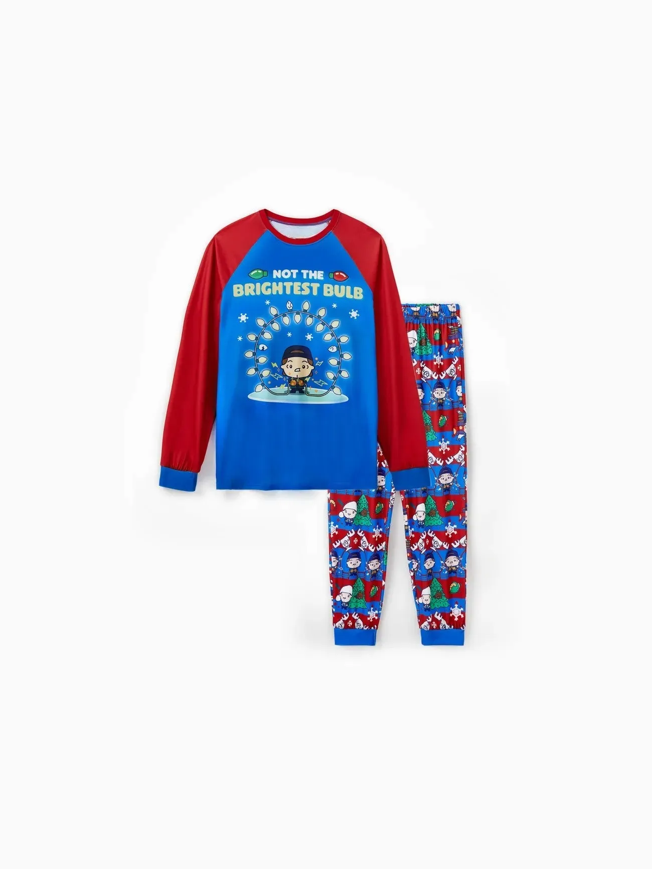 Family Matching Christmas Elk Pattern Pajama Sets