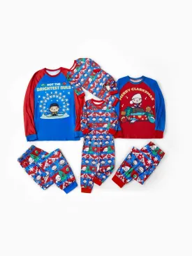 Family Matching Christmas Elk Pattern Pajama Sets