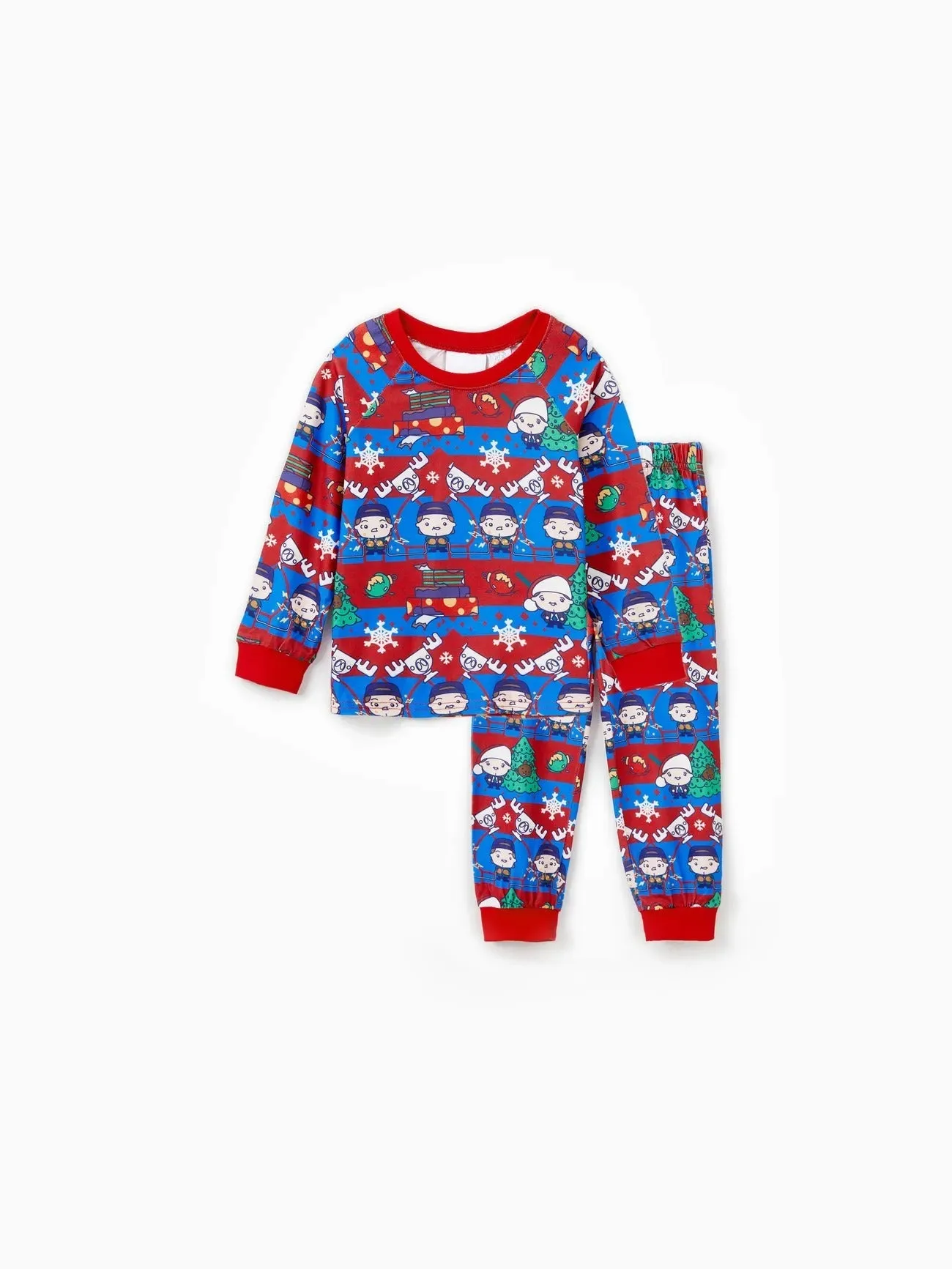 Family Matching Christmas Elk Pattern Pajama Sets