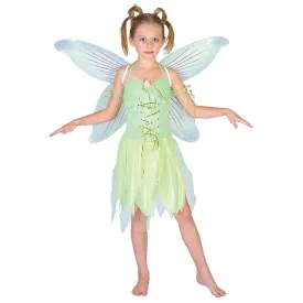 Girls Tinkerbell Neverland Fairy Halloween Costume