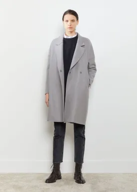 Oversize Collar Double Breasted Coat