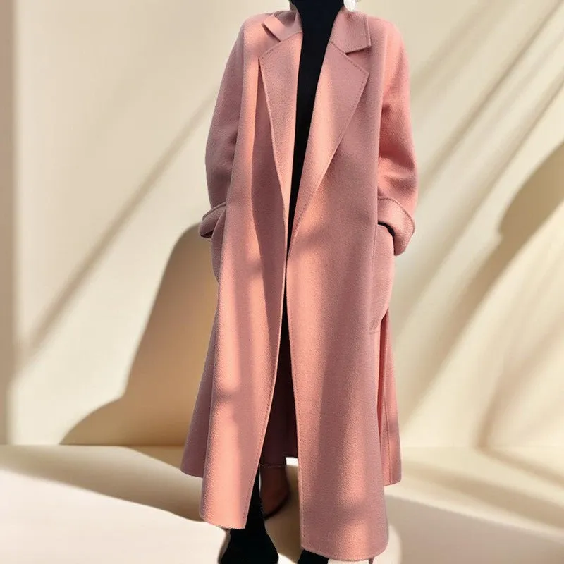 Premium Autumn/Winter Mid-Length Cashmere Coat