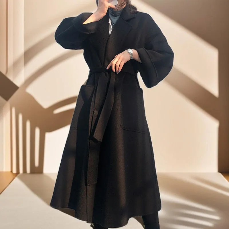 Premium Autumn/Winter Mid-Length Cashmere Coat