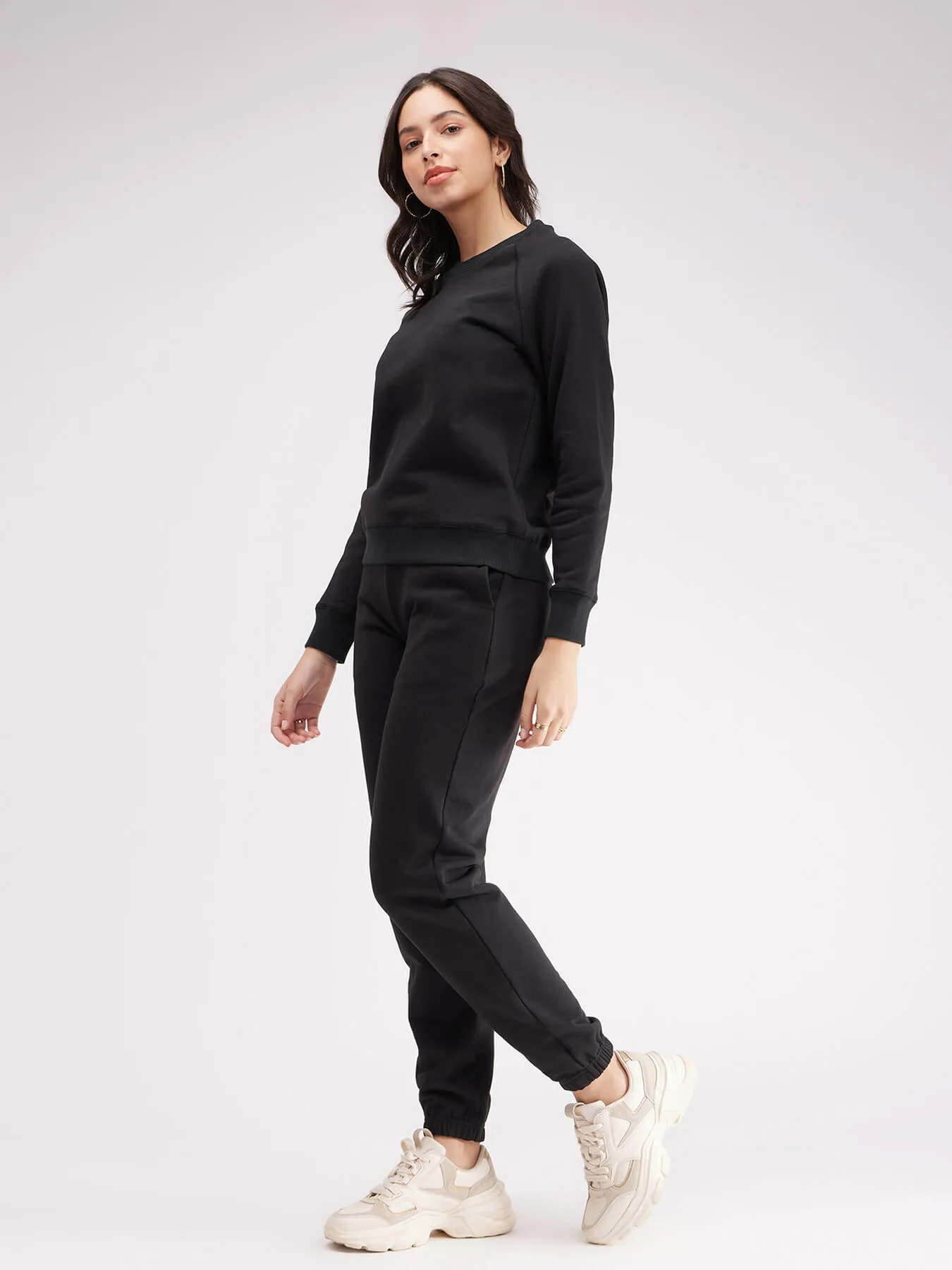 Regular Fit Tracksuit - Black