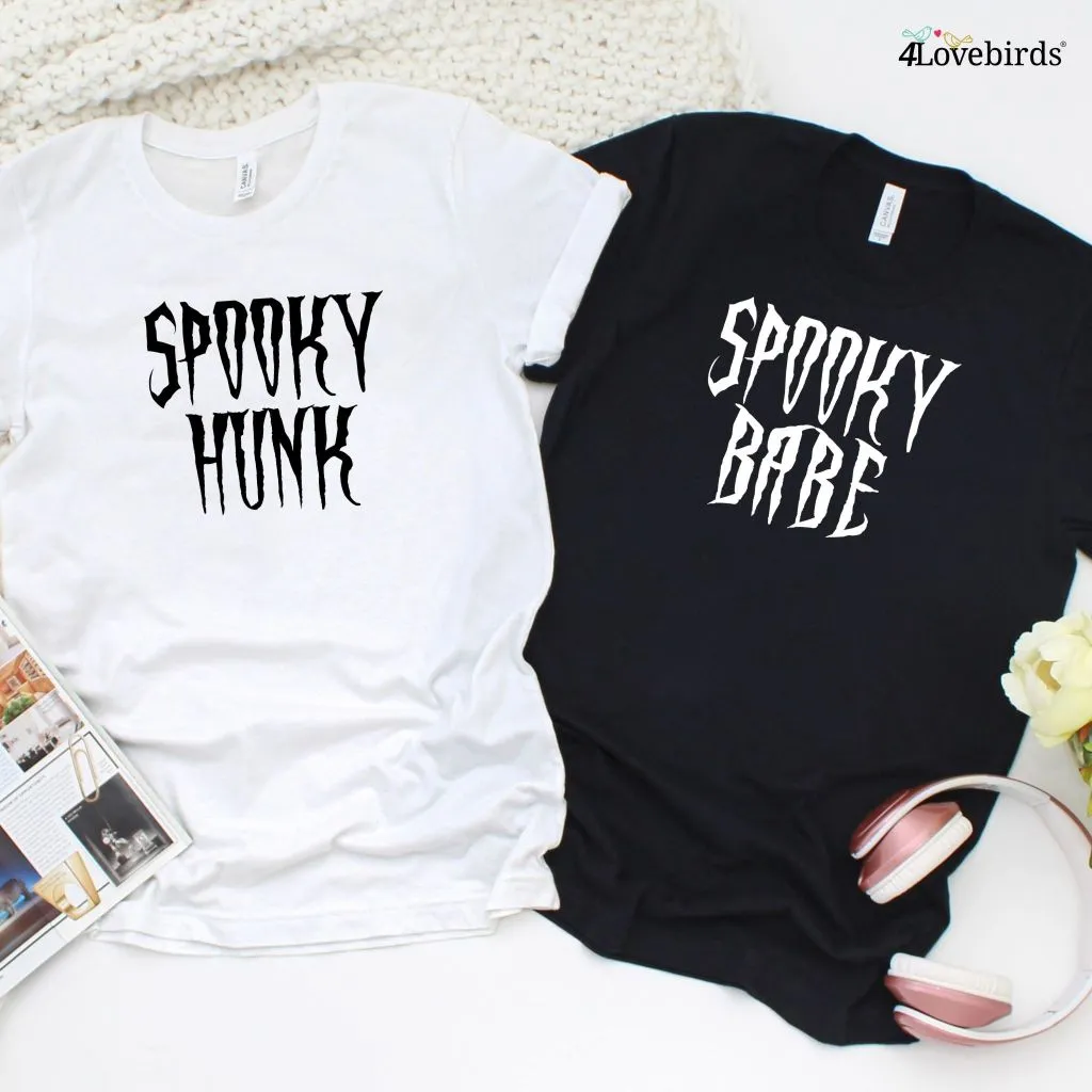 Spooky Babe & Hunk Halloween Matching Outfits Set, His & Hers, Couple's Holiday Wear