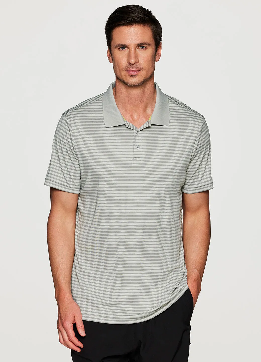 Stay On Course Striped Polo