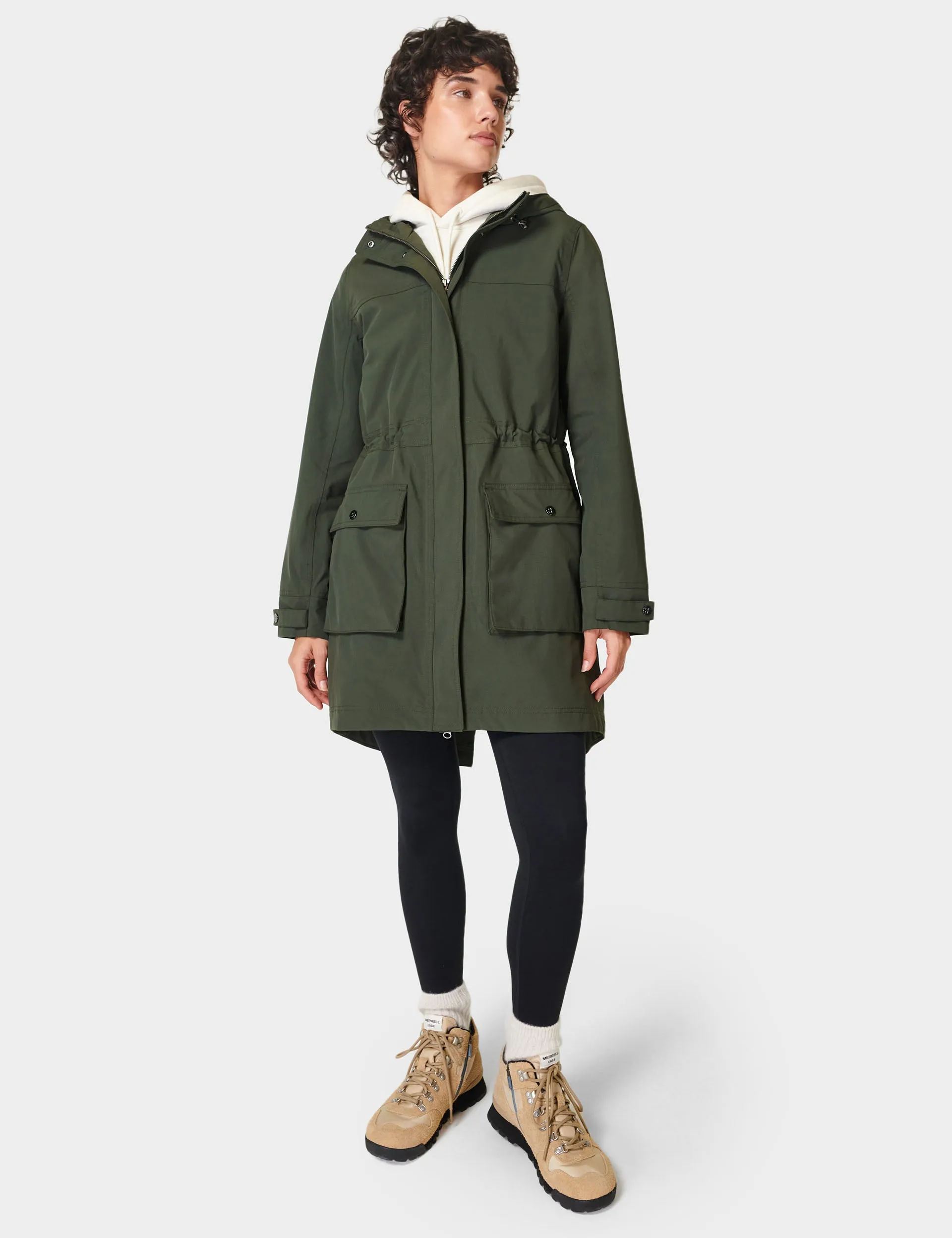 Stride Waterproof Parka - Dark Forest Green