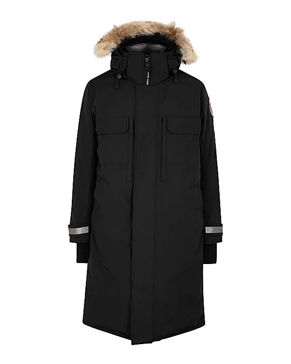 Westmount Black Fur-trimmed Artic-tech Coat