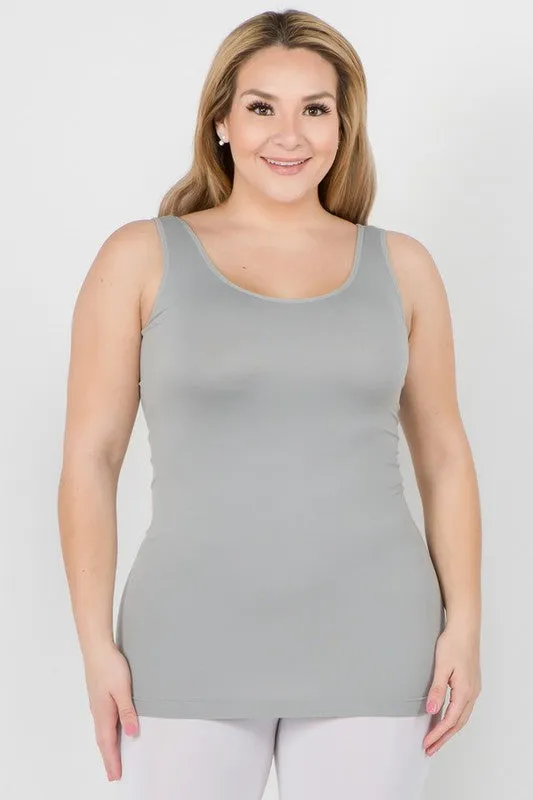 Womens Seamless Tank Top - PLUS SIZE