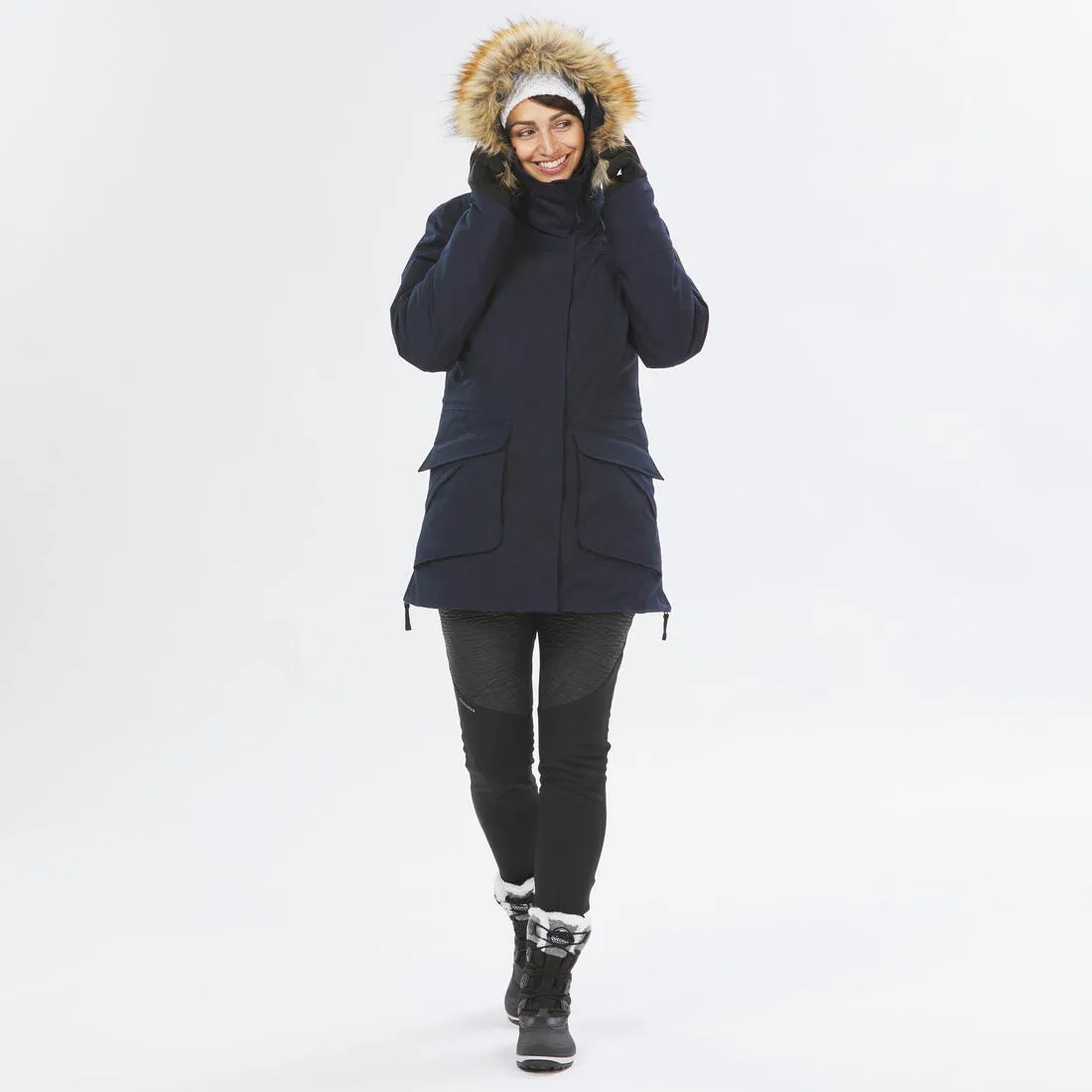 Women’s Winter Hiking Parka Waterproof -20°C - SH900