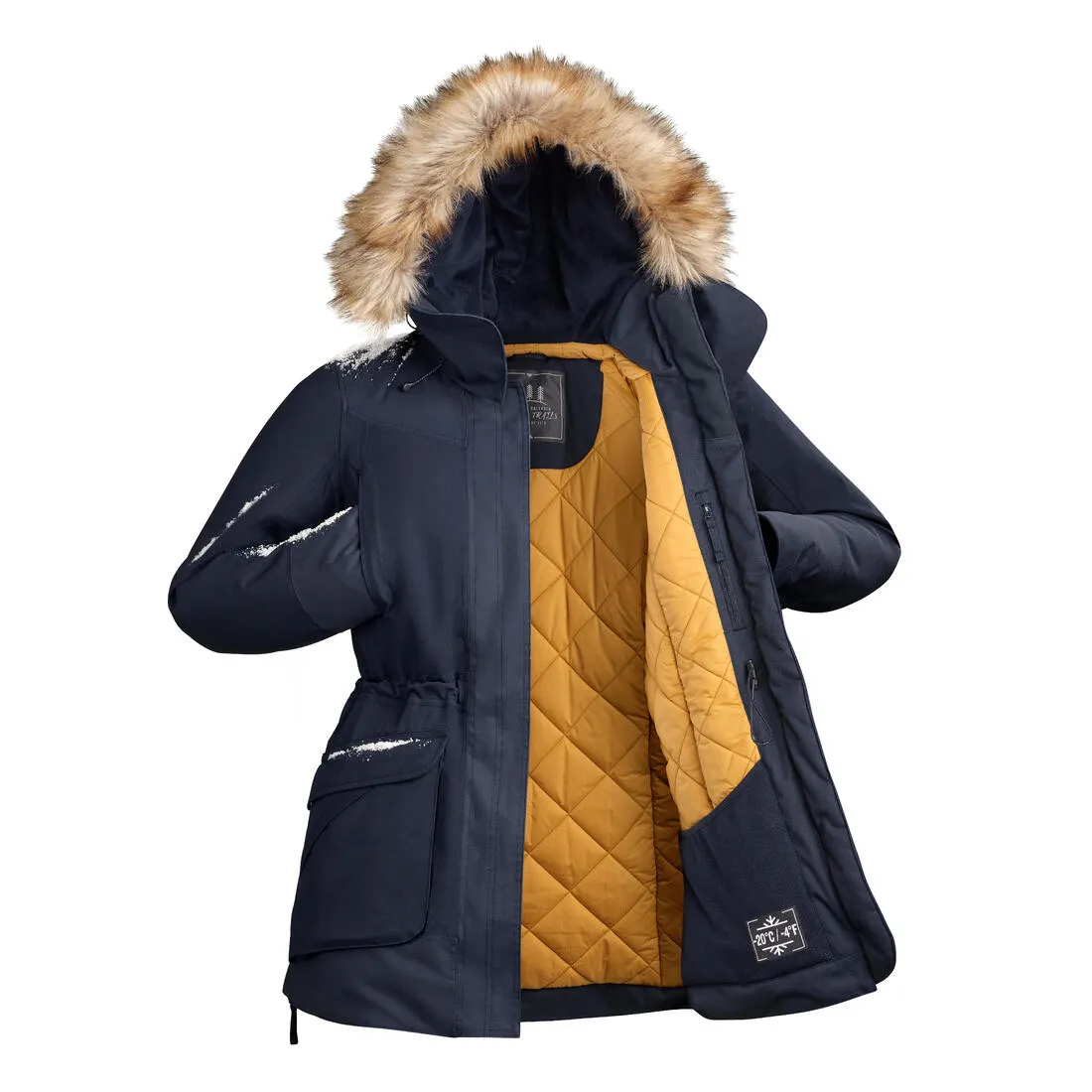 Women’s Winter Hiking Parka Waterproof -20°C - SH900