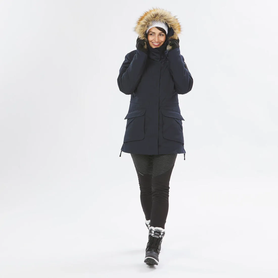 Women’s Winter Hiking Parka Waterproof -20°C - SH900