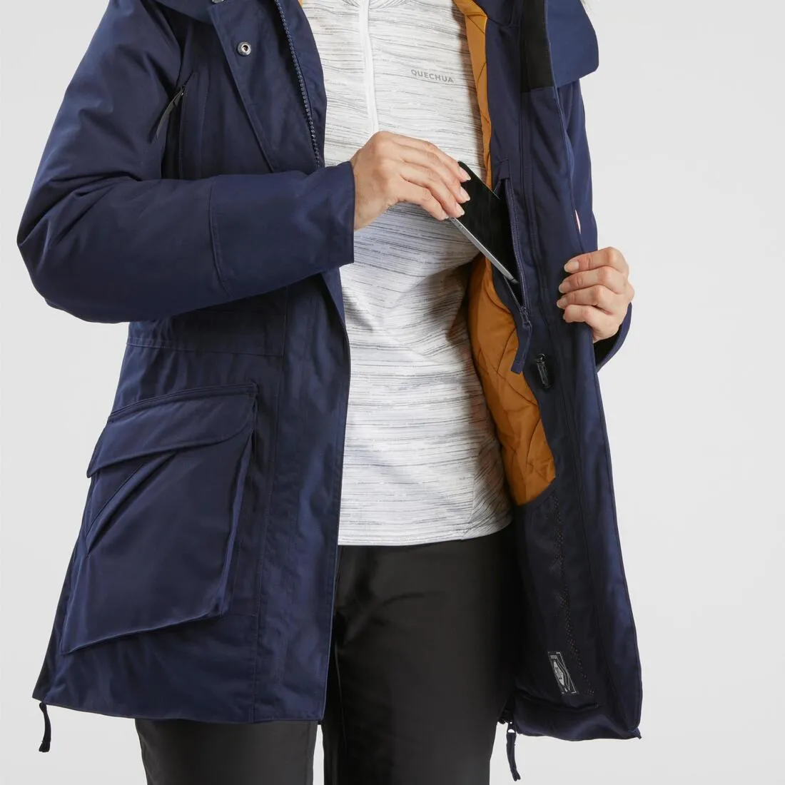 Women's Winter Parka Waterproof - SH500