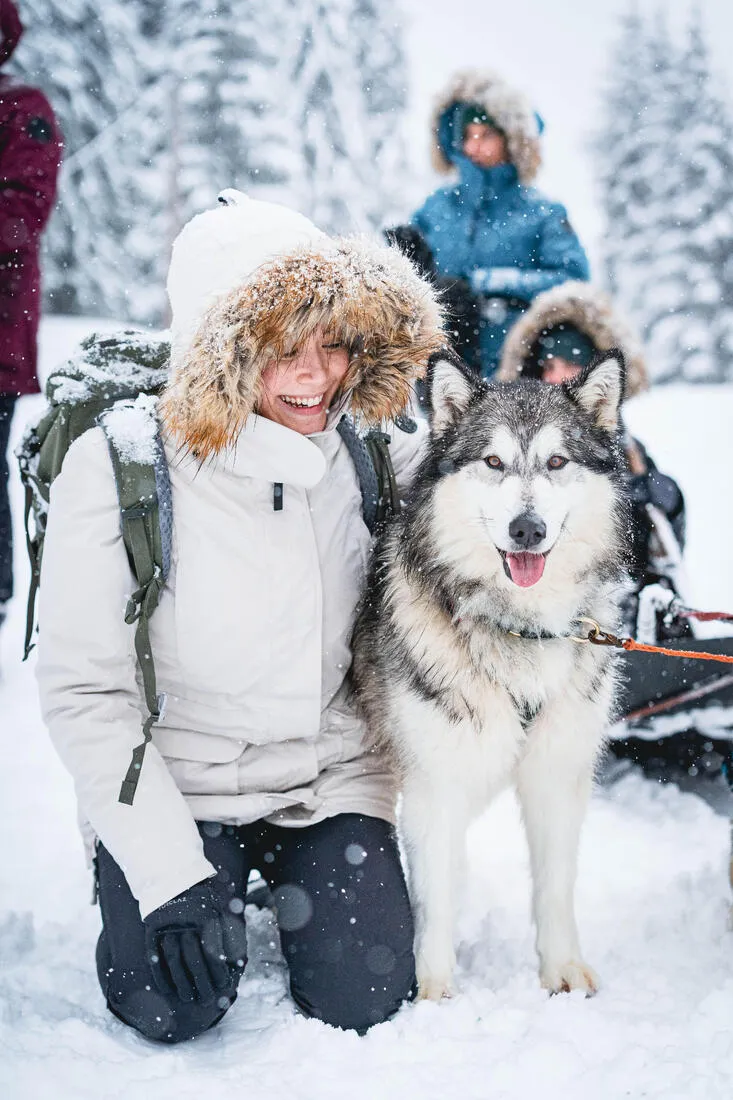 Women’s winter waterproof hiking parka - SH900 -20°C